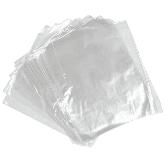10" x 12" 120g Clear Poly Bag LDPE