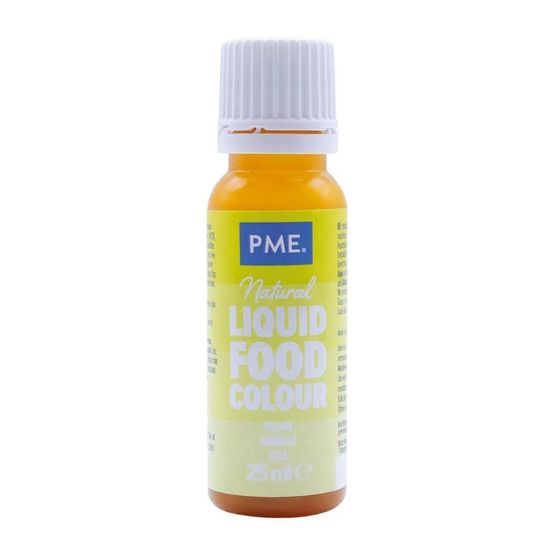PME 100% Natural Food Colour - Lemon Yellow 25g