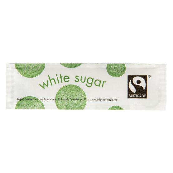 Vegware VSUGW Compostable Fairtrade White Sugar Sticks