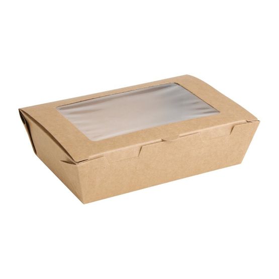 Fiesta Salad Box with PET Window - 700ml