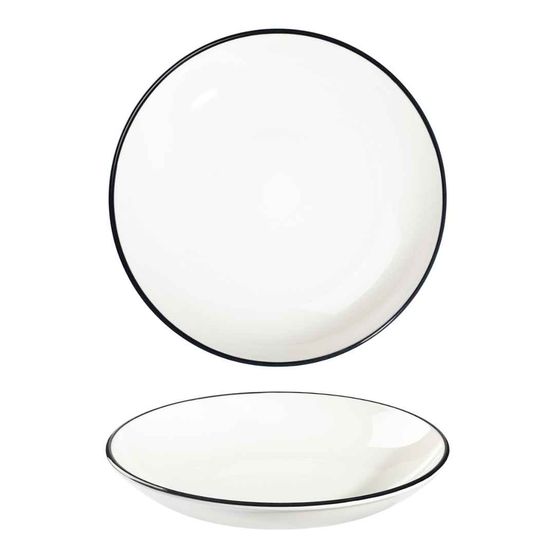 Modest Black Coupe Bowl 30cm / 11.75"