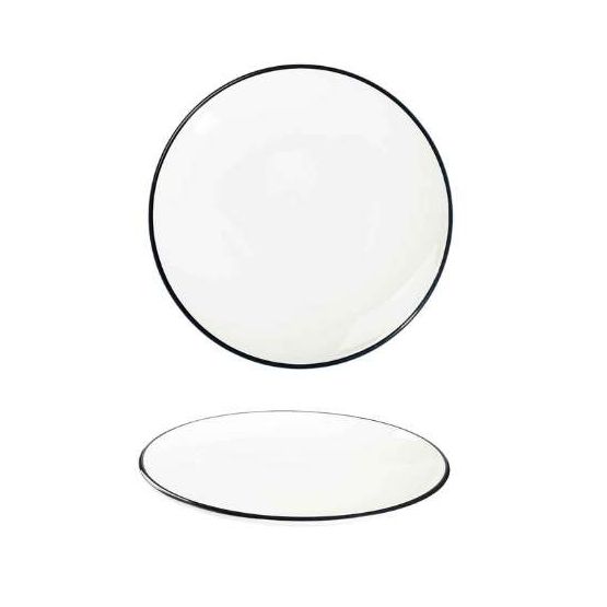 Modest Black Coupe Plate 25cm / 9.75""