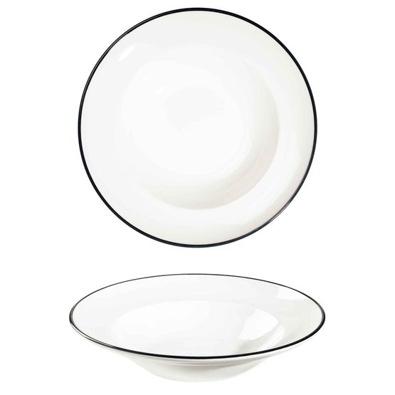 Modest Black Pasta Plate 28cm / 11" 560ml / 19.75oz