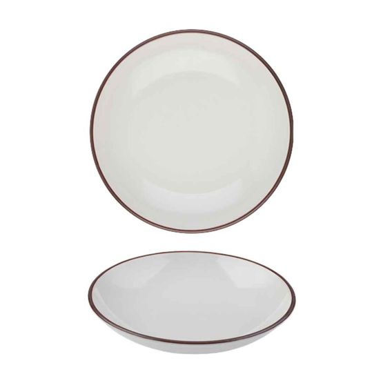 Modest Brown Coupe Bowl 25cm / 9.75" 1140ml / 40oz