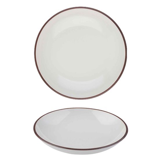Modest Brown Coupe Bowl 30cm / 11.75"