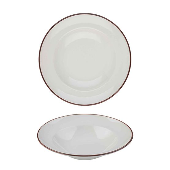 Modest Brown Pasta Plate 28cm / 11" 560ml / 19.75oz
