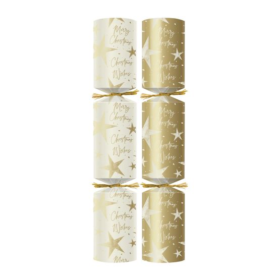Swantex 10" Gold Dazzling Star Christmas Crackers - Contents 1 C1000GDZ-1