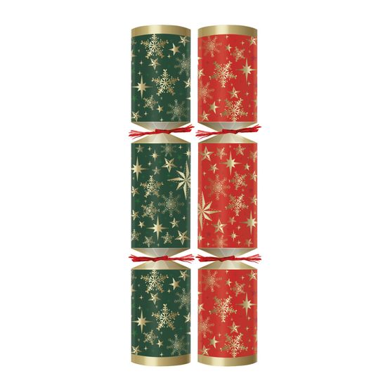 Swantex 12" Merry &amp; Bright Christmas Crackers - Christmas Crackers - C Contents C502-MYB-C