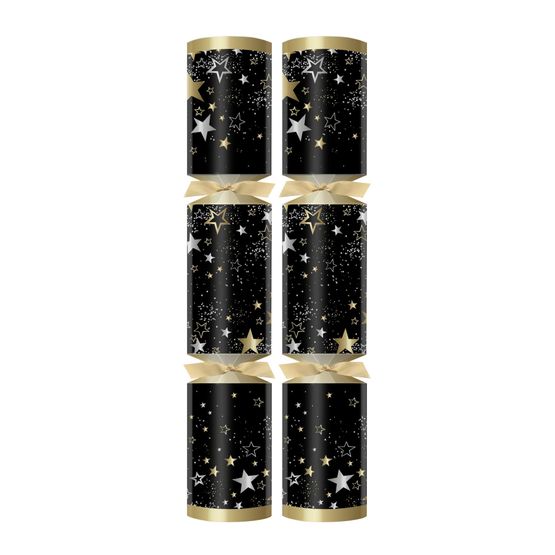 Swantex 12" Midnight Spakle Christmas Crackers - N Contents C502-MIN-N