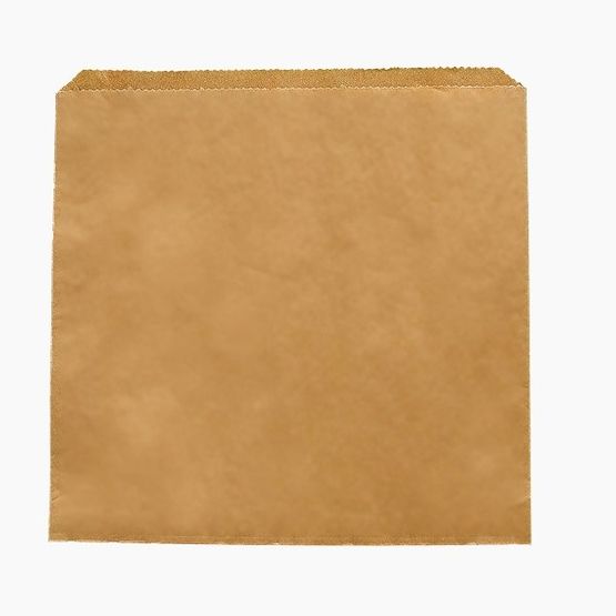 Vegware 12 X 12in Recycled Kraft Flat Bag - 201246S