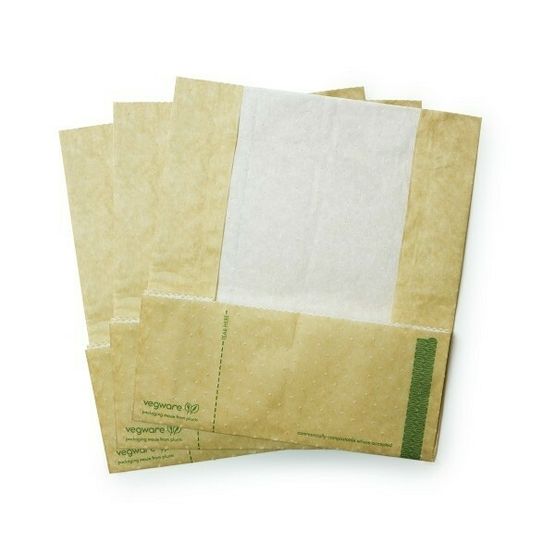 Vegware 8 X 2 X 9in Therma Paper Pouch - VHC-GP3