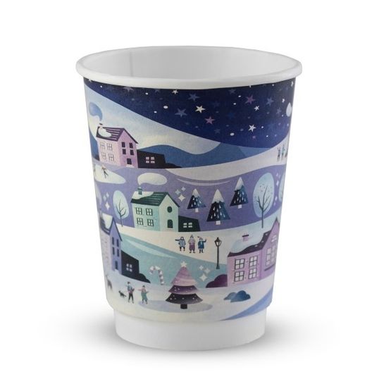 Vegware VDW-12-XMASI 12oz Christmas Cup
