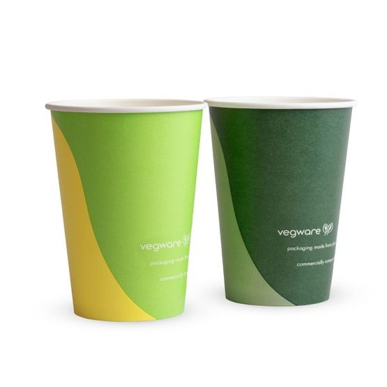 Vegware CV-S12 12oz Paper Cold Cup, 89-Series