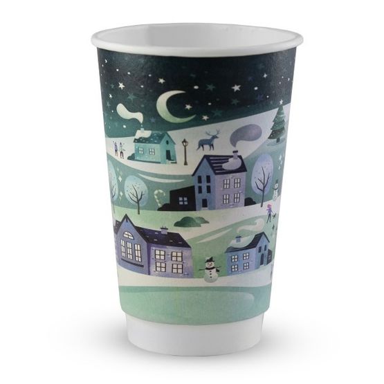 Vegware VDW-16-XMASI 16oz Christmas Cup