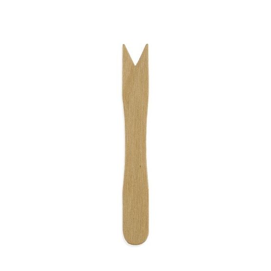 Vegware VT-CFK3 3.3in/85mm Wooden Chip Fork