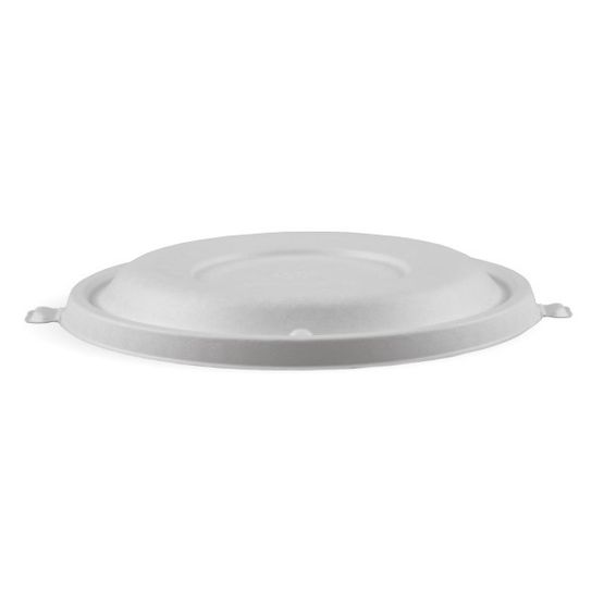 Vegware BL185F Nourish Moulded Fibre Bonnie Lid (Fits 32 &amp; 40oz bowl)