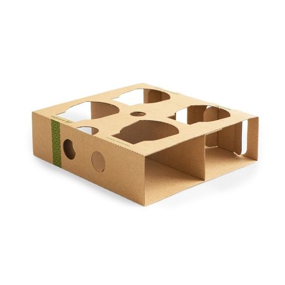 Vegware VCC-04SP Splittable Card Cup Carrier