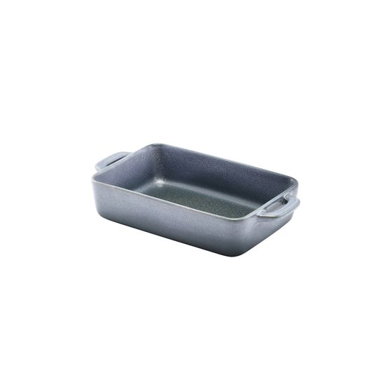 Forge Graphite Stoneware Rectangular Dish 16 x 10.5 x 4cm