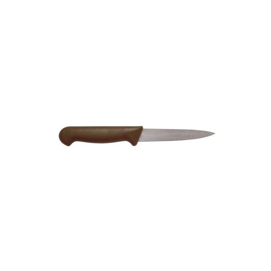 Genware 4" Vegetable Knife Brown