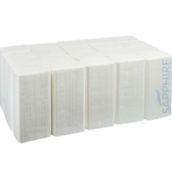 2 Ply V-Fold White Paper Hand Towels