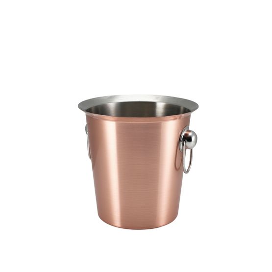 GenWare Copper Plated Wine Bucket With Ring Handles