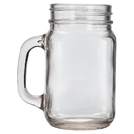 Genware Glass Mason Jar 64.5cl/ 22.7oz