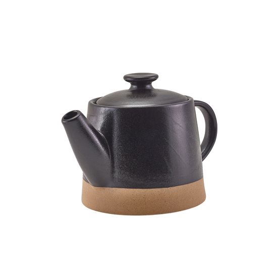 GenWare Kava Black Stoneware Teapot 48cl/ 16.8oz