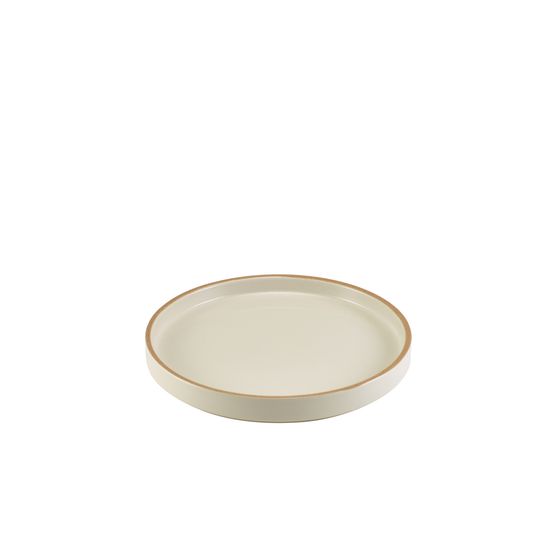 GenWare Kava White Stoneware Presentation Plate 18cm
