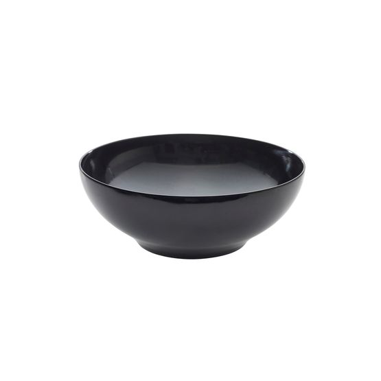 GenWare Melamine Black Round Buffet Bowl 25.7cm