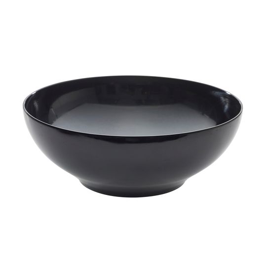 GenWare Melamine Black Round Buffet Bowl 35.5cm