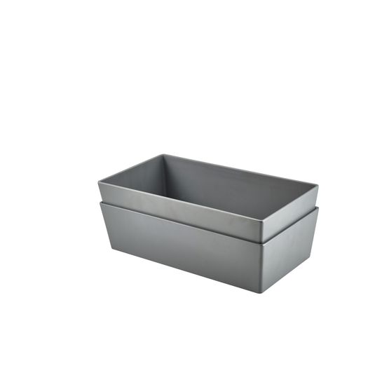 GenWare Melamine Matt Grey Buffet Box GN 1/3