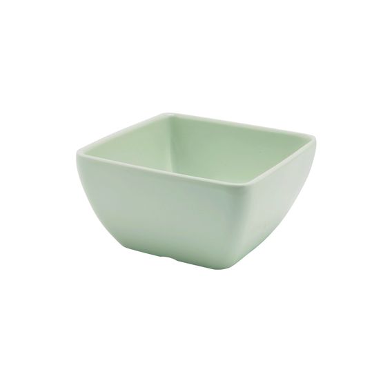 GenWare Melamine White Curved Square Bowl 10.5cm