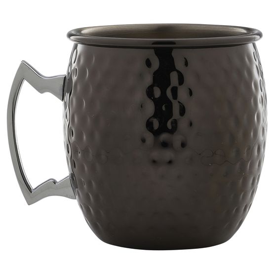 Barrel Gun Metal Mug 55cl/ 19.25oz Hammered