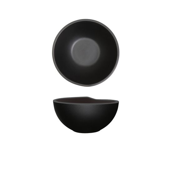Black Copenhagen Melamine Bowl 15.5 x 7.5cm
