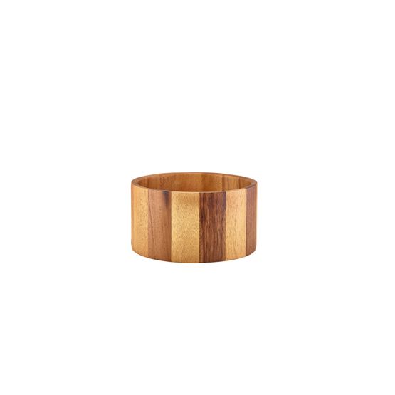 GenWare Acacia Wood Straight Sided Bowl 22.5 x 12cm