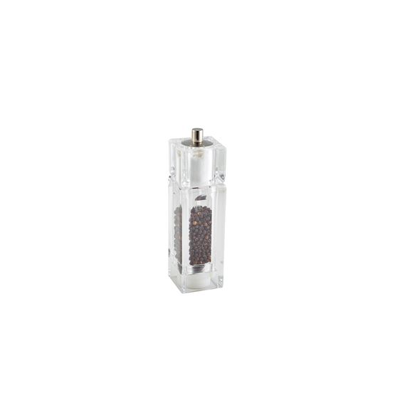 GenWare Clear Square Combi Pepper Grinder/ Salt Shaker