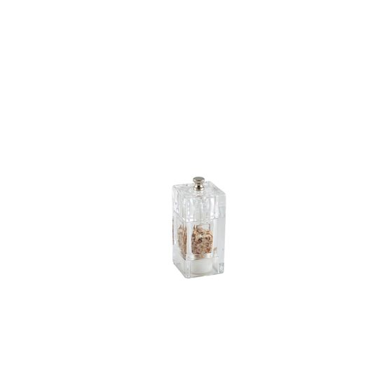 GenWare Clear Square Salt/ Pepper Grinder 10cm