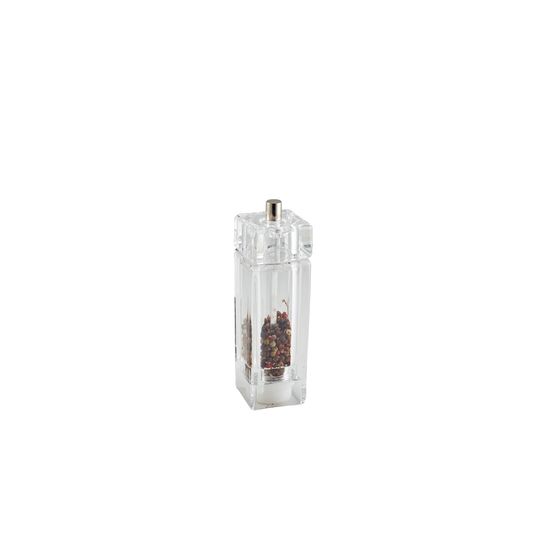 GenWare Clear Square Salt/ Pepper Grinder 15cm