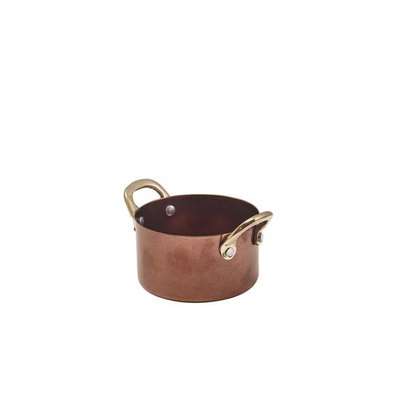 GenWare Copper Vintage Steel Mini Casserole Dish 9 x 5.25cm