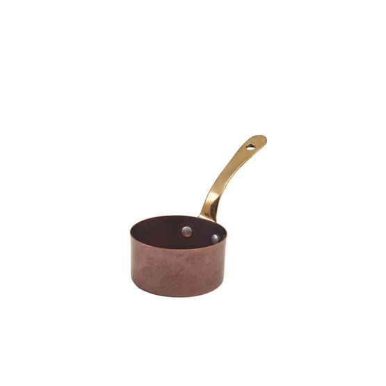 GenWare Copper Vintage Steel Mini Sauce Pan 7 x 3.75cm