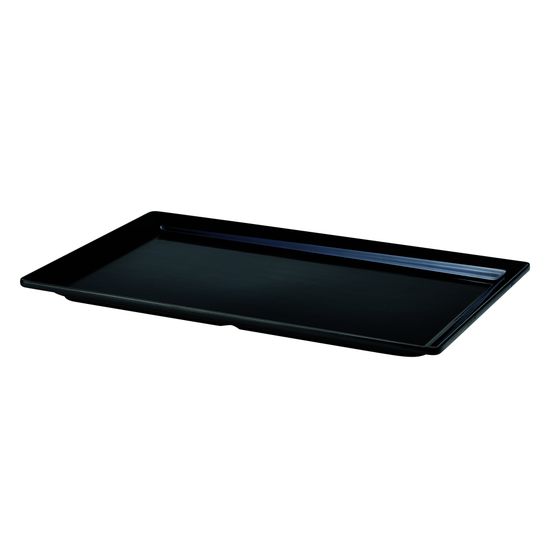 GenWare Melamine Black Platter GN 1/1