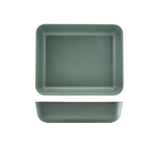 GenWare Melamine Green Jute Deep Dish GN 1/2