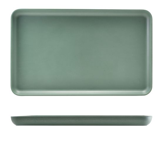 GenWare Melamine Green Jute Platter GN 1/1