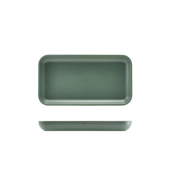 GenWare Melamine Green Jute Platter GN 1/3