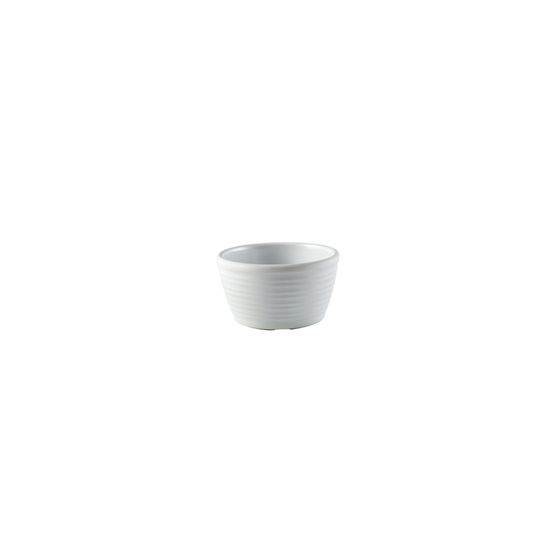 GenWare Melamine Matt White Ripple Ramekin 56ml/ 2oz