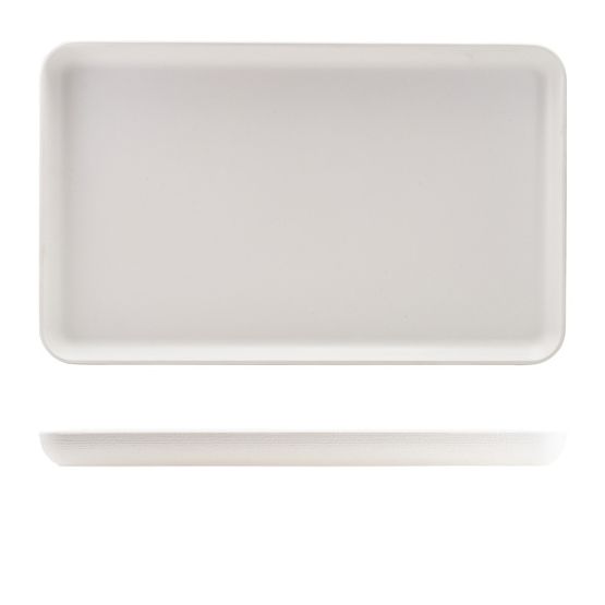 GenWare Melamine White Jute Platter GN 1/1