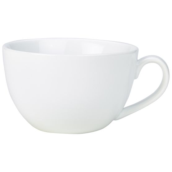 Genware Porcelain Bowl Shaped Cup 23cl/ 8oz