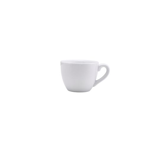 Genware Porcelain Bowl Shaped Cup 9cl/ 3oz
