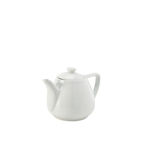 Genware Porcelain Contemporary Teapot 45cl/ 16oz