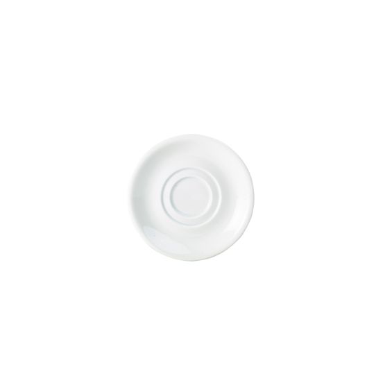 Genware Porcelain Double Well Saucer 15cm/ 6"